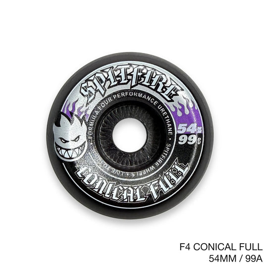 SPITFIRE / TEAM / F4 CONICAL FULL | BLACK - 54MM / 99A