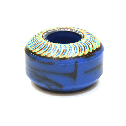 SPITFIRE TEAM F4 CLASSIC "RADIOACTIVE" BLACK BLUE SWIRL - 53MM / 99DURO