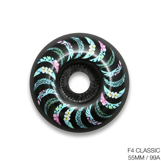 SPITFIRE / TEAM F4 CLASSIC FLORAL BLACK - 55MM / 99A