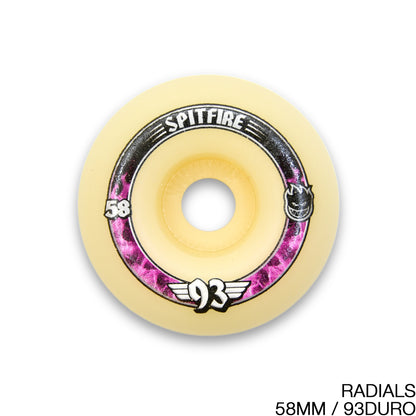 SPITFIRE F4 RADIALS - 58MM/93DURO