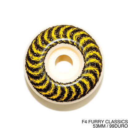 SPITFIRE TEAM F4 FURRY CLASSICS - 53MM / 99DURO