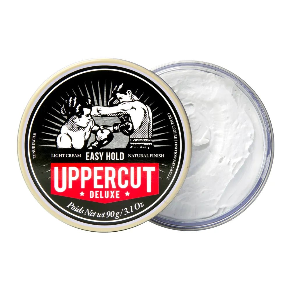 「UPPERCUT DELUXE」の中でも適度なセット力と軽い付け心地の「LIGHT CREAM」の商品内容の写真