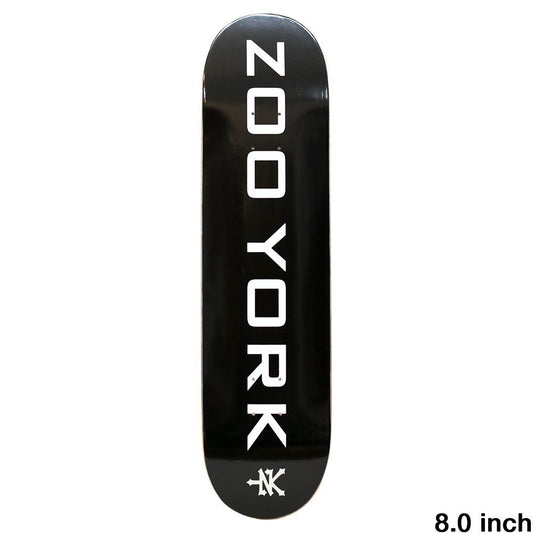 ZOO YORK デッキ TEAM 95 LOGO BLOCK BLACK - 8.0