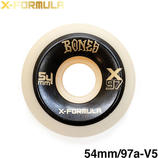 BONES ウィール X-FORMULA V5 SIDECUT - 54MM / 97A(TRICK/CRUISER HYBRID WHEEL)