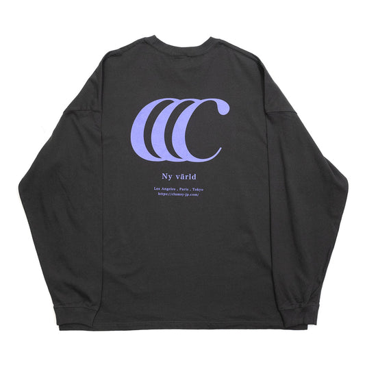 clumsy. Pictures ロングスリーブTシャツ LIMITED CCC L/S TEE - SUMI BLACK/PURPLE