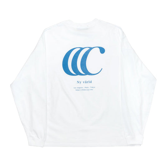 clumsy. Pictures ロングスリーブTシャツ LIMITED CCC L/S TEE - WHITE/NAVY