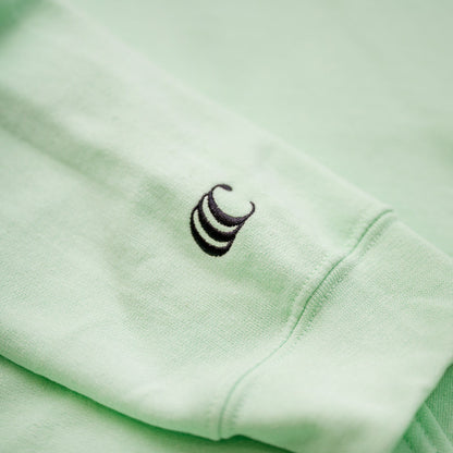 CLUMSY PICTURES GEEK BOY HOODY - MINT
