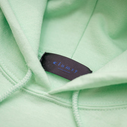 CLUMSY PICTURES GEEK BOY HOODY - MINT