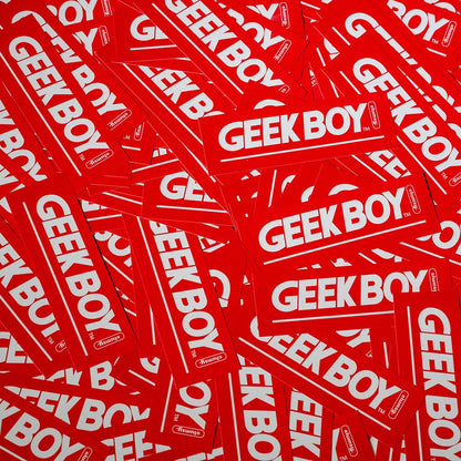 CLUMSY PICTURES GEEK BOY HOODY - WHITE