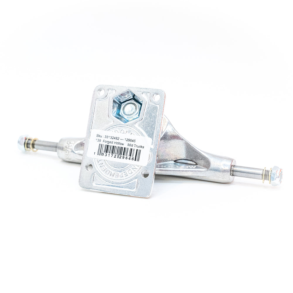 INDEPENDENT TRUCKS FORGED HOLLOW SILVER - 139 MID