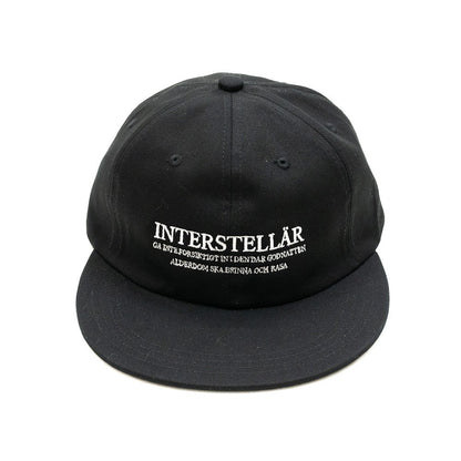CLUMSY PICTURES INTERSTELLAR EMBROIDERED CAP - BLACK