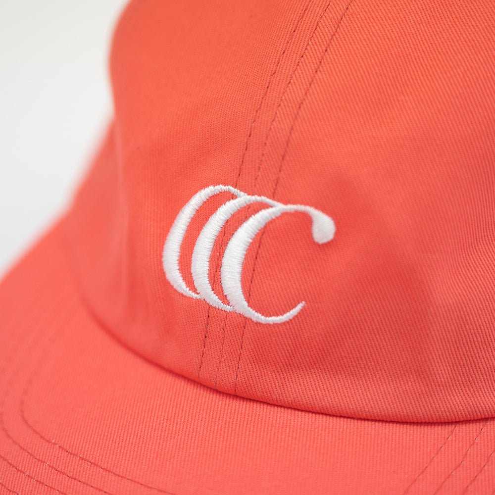 CLUMSY PICTURES CCC EMB CAP - NEON CORAL