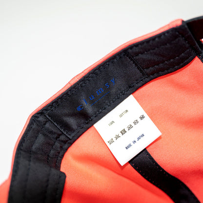 CLUMSY PICTURES CCC EMB CAP - NEON CORAL