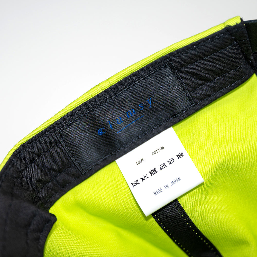 CLUMSY PICTURES CCC EMB CAP - LIME