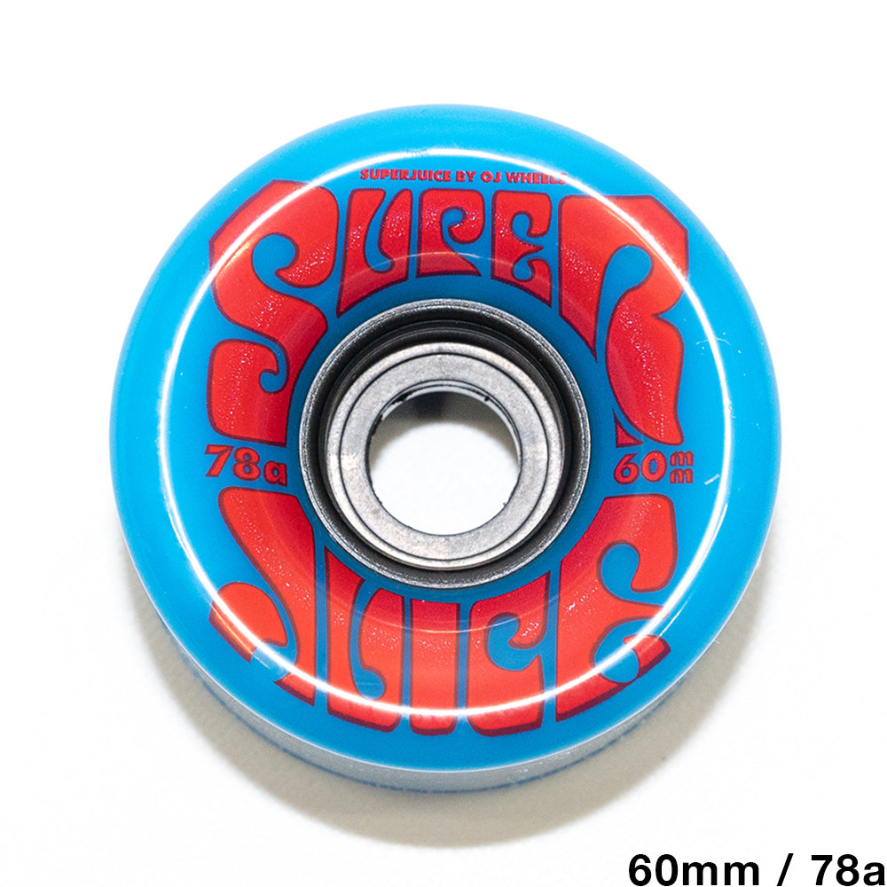 OJ WHEELS  クルーザーウィール TEAM SUPER JUICE BLUE - 60MM / 78A