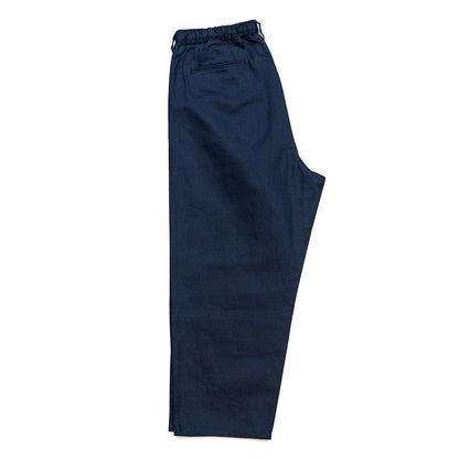 CLUMSY PICTURES VINTAGE 2 PLEATS EASY PANTS - NAVY