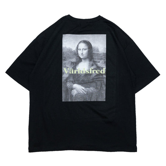 【Lサイズのみ】clumsy. Pictures Tシャツ Världsfred S/S TEE - BLACK