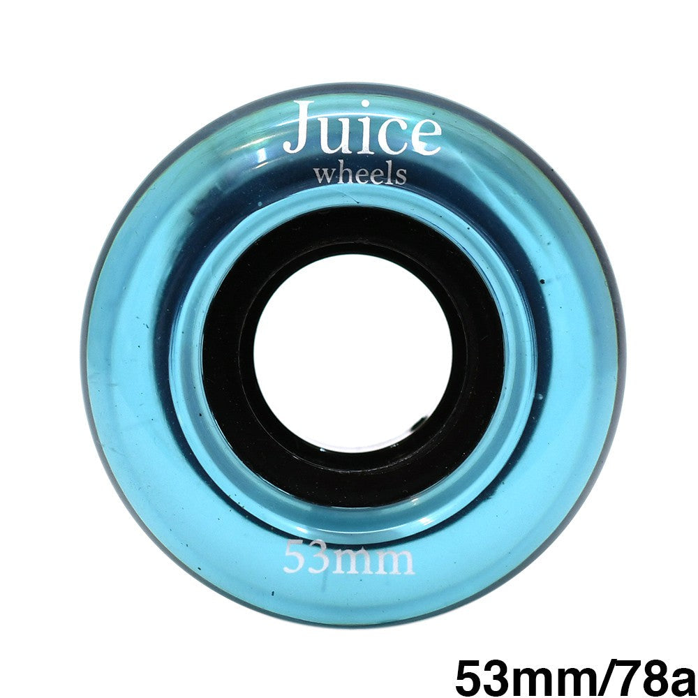 JUICE クルーザーウィール CRUISER WHEEL TRANS BLUE - 53MM / 80A