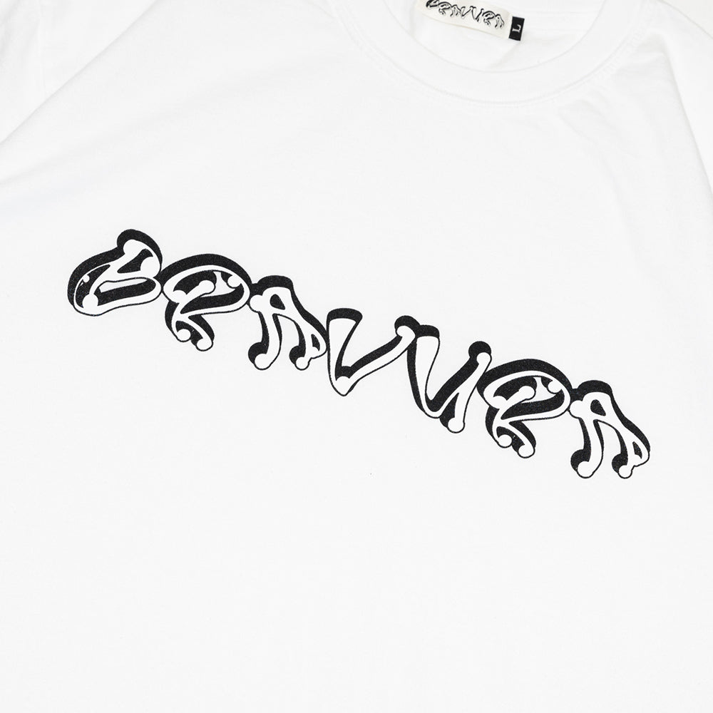 BRAVURA RECORDS 02 S/S TEE - WHITE