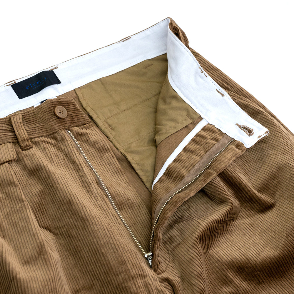 clumsy. Pictures パンツ 2 PLEATS TRAD CORD - LIGHT BROWN – Prime 