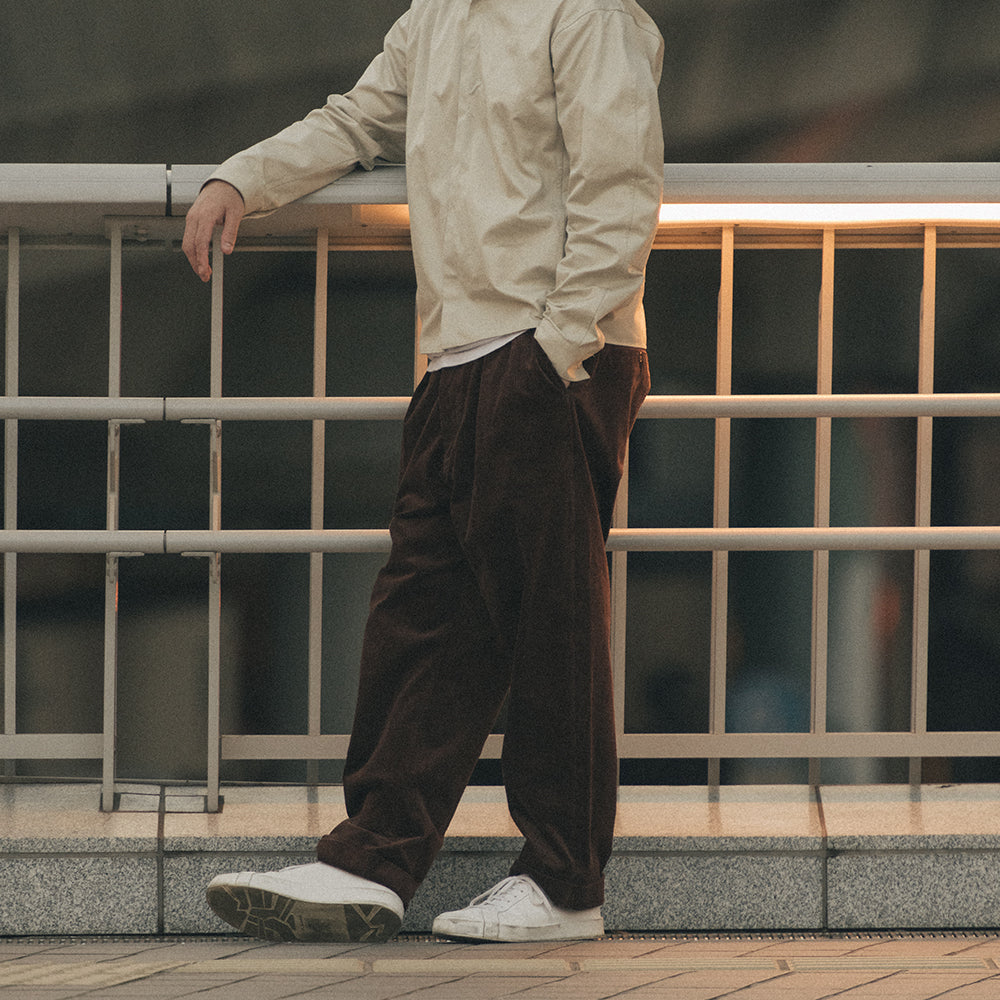 clumsy. Pictures パンツ 2 PLEATS TRAD CORD - LIGHT BROWN – Prime 
