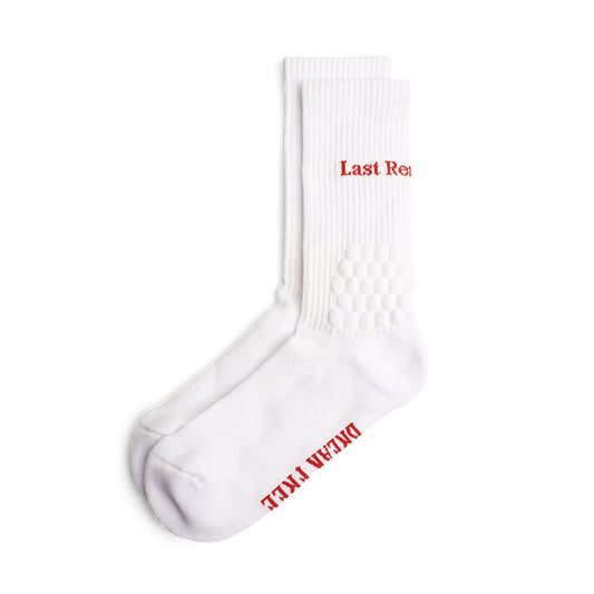 LAST RESORT AB ソックス RIGHT ANGLE BUBBLE SOCKS - WHITE