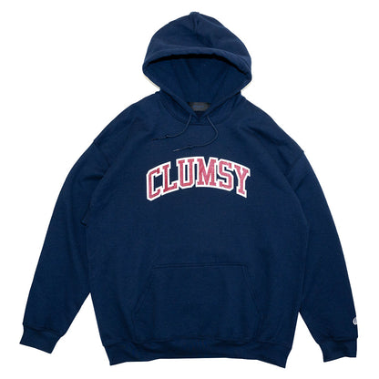 clumsy. Pictures パーカー COLLEGE LOGO HOODY - NAVY