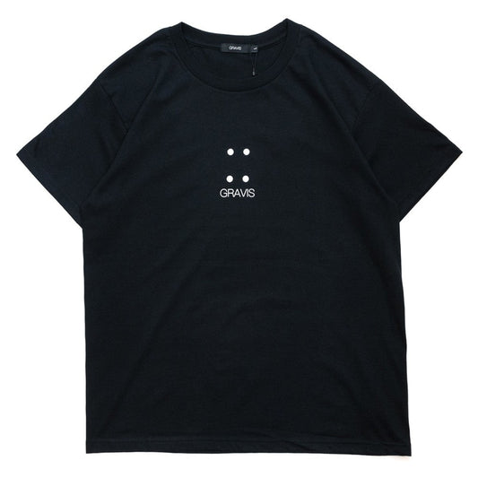 GRAVIS SKATEBOARDING Tシャツ 4 DOTS T-SHIRT - BLACK