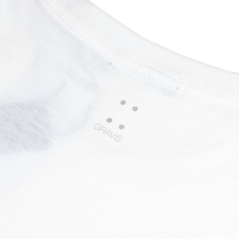 GRAVIS SKATEBOARDING 4 DOTS T-SHIRT - WHITE