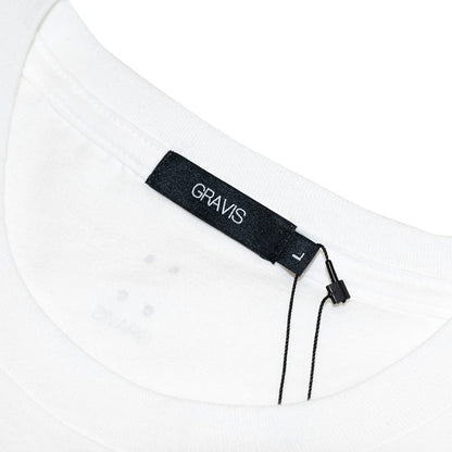 GRAVIS SKATEBOARDING 4 DOTS T-SHIRT - WHITE