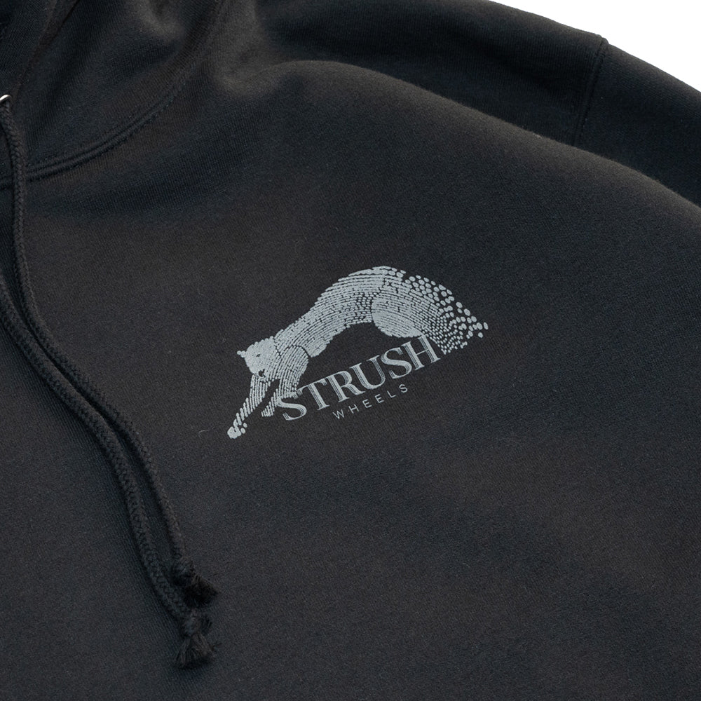 STRUSH PANTHER HOODY - BLACK