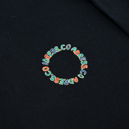 ADRESS CO T CIRCLE LOGO L/S TEE - BLACK