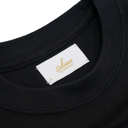 ADRESS CO T CIRCLE LOGO L/S TEE - BLACK