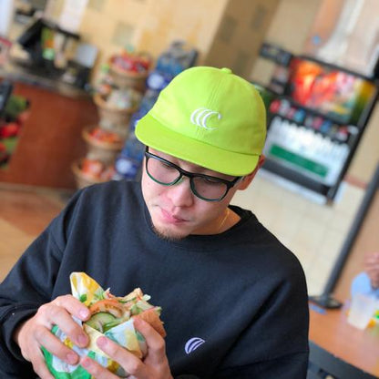 CLUMSY PICTURES CCC EMB CAP - LIME