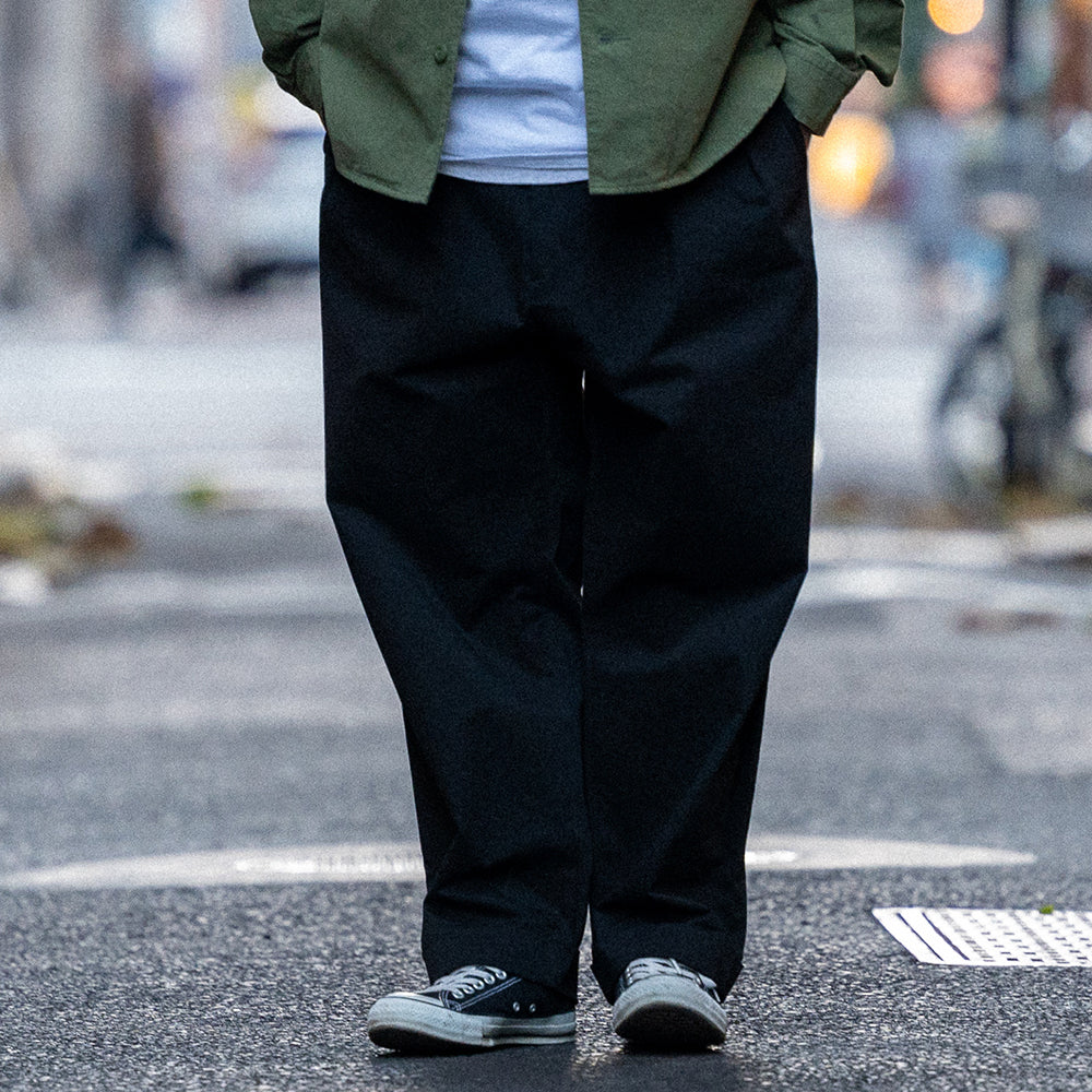 clumsy. Pictures パンツ VINTAGE 2 PLEATS CHINO - BLACK – Prime 