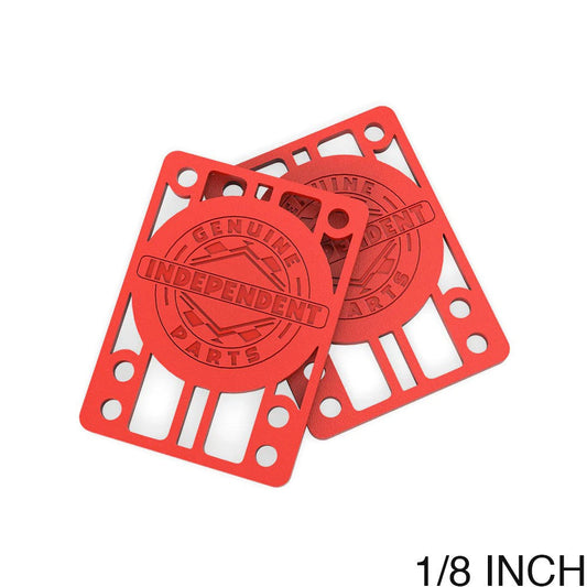 INDEPENDENT スペースパッド 1/8 INCH RISER/SPACE PAD - RED