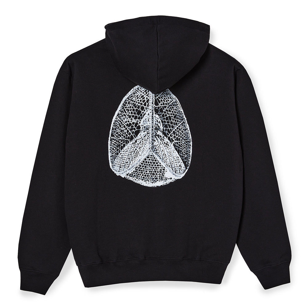 POLAR SKATE CO パーカー STRUCTUAL ORDER HOODIE (22WIN)- BLACK